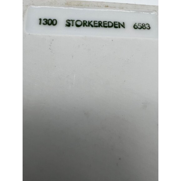 B&G Denmark Porcelain 5" Trinket Dish With Storks Design 1300 Storkereden 6583 - Picture 4 of 7